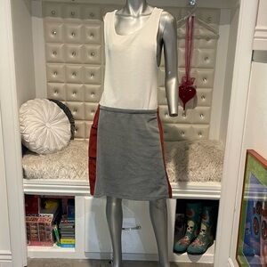 Melanzana Micro Grid Skirt